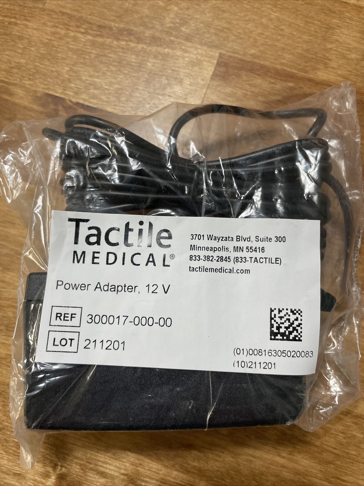 *Brand NEW*Tactile Medical 12v OEM Genuine 300017-000-00 AC Adapter For PD08 Controller Power Supply